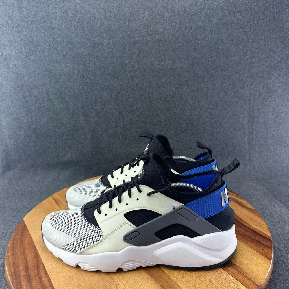 Nike Air Huarache Run Ultra Black White Blue Men's 11.5 819685-100